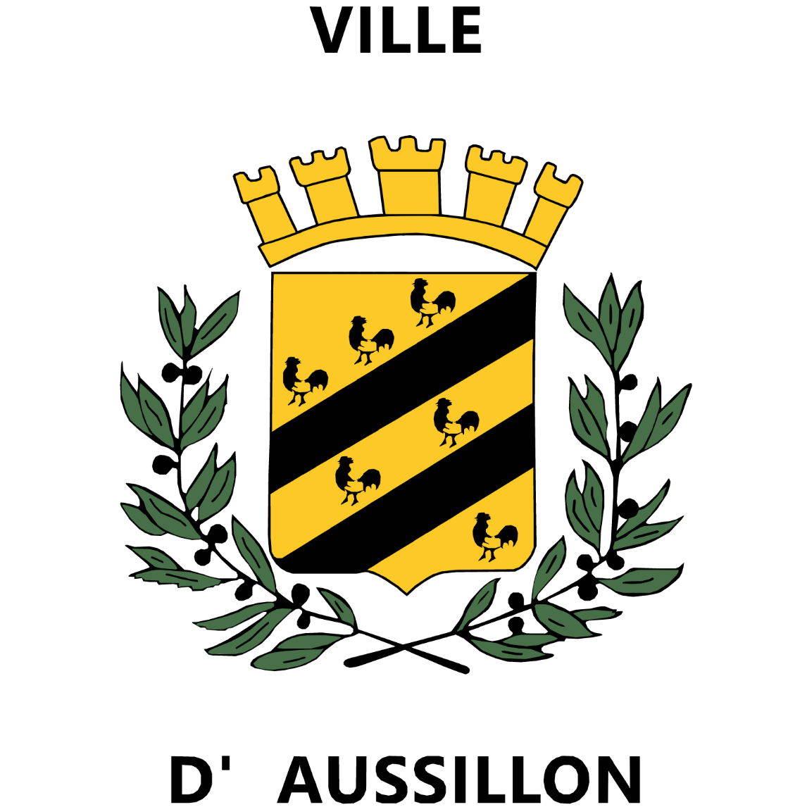 Logo de la ville d'AUSSILLON, Cimetière de la ville d'AUSSILLON