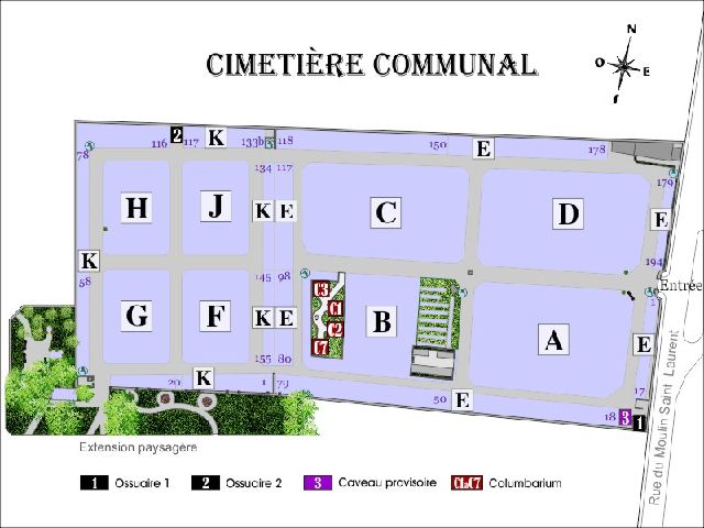 Liste de photographies du cimetière Fiche de présentation de Cimetière Minéral - Informations et services en ligne - Portail funéraire Citoyen Ville de Deauville Ville de Deauville
