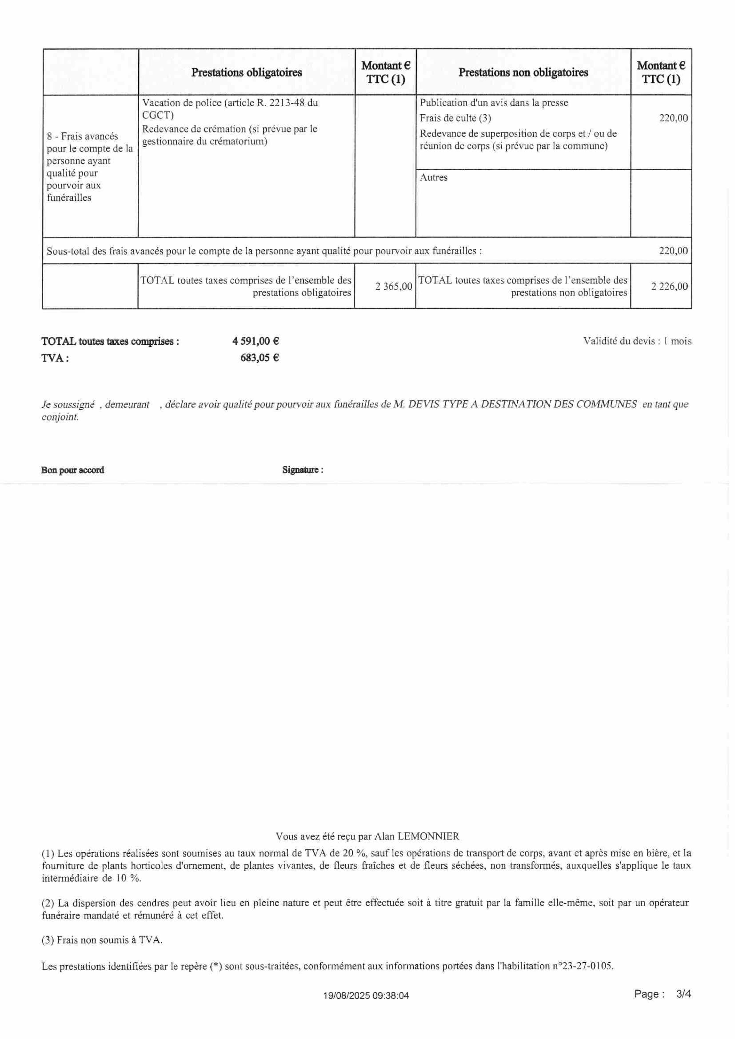 Liste des photographies des actualités du cimetière Commune de Gisors