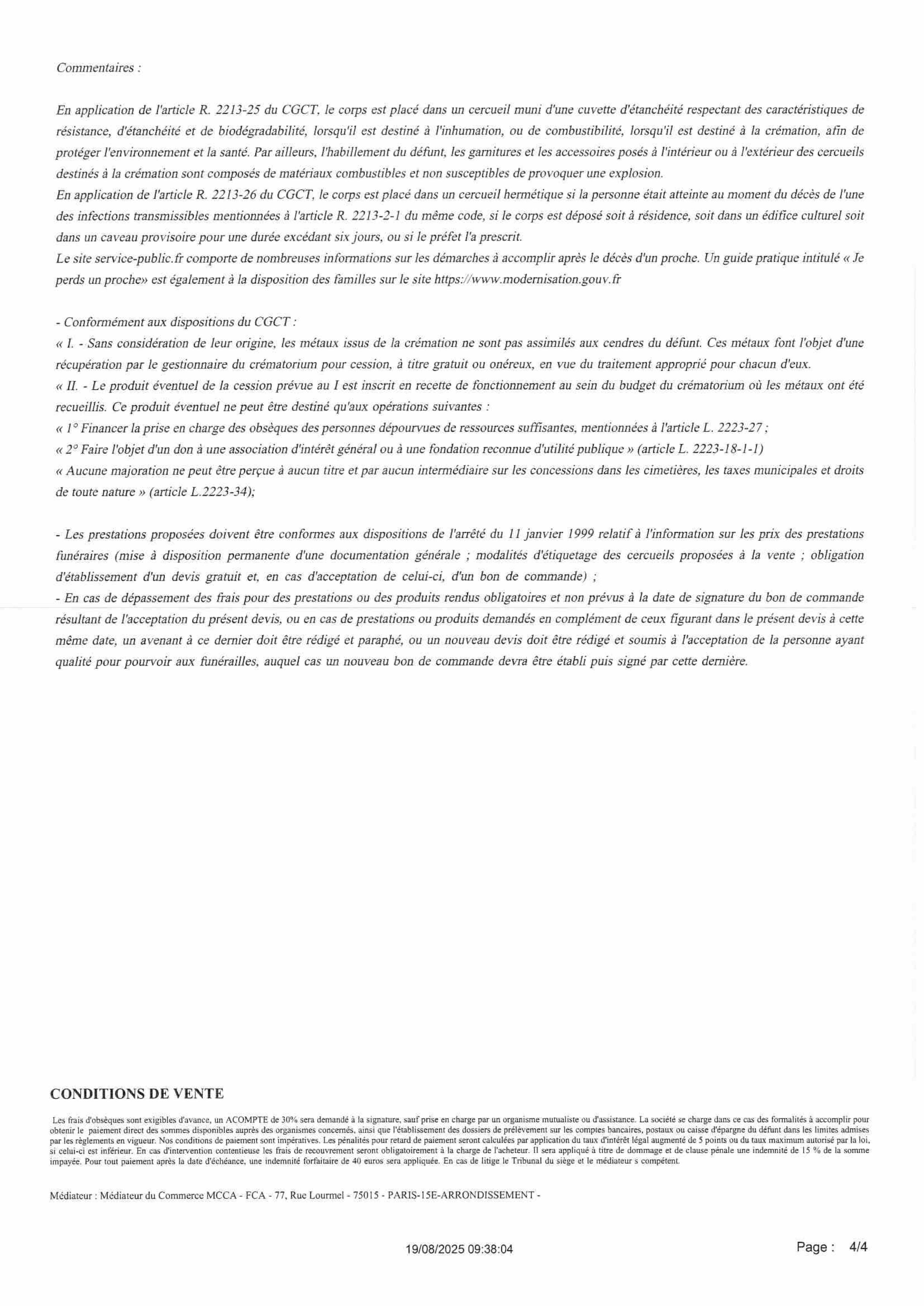 Liste des photographies des actualités du cimetière Commune de Gisors