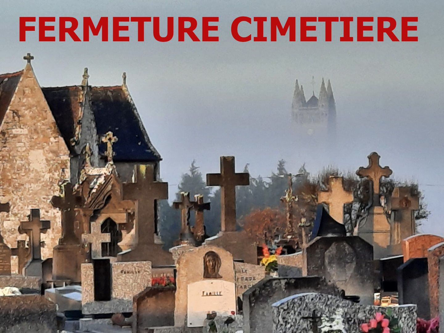 Fermeture du cimetière pour exhumations- Reprises administratives 2026 , Actualités du cimetière Ville de Quimperlé
