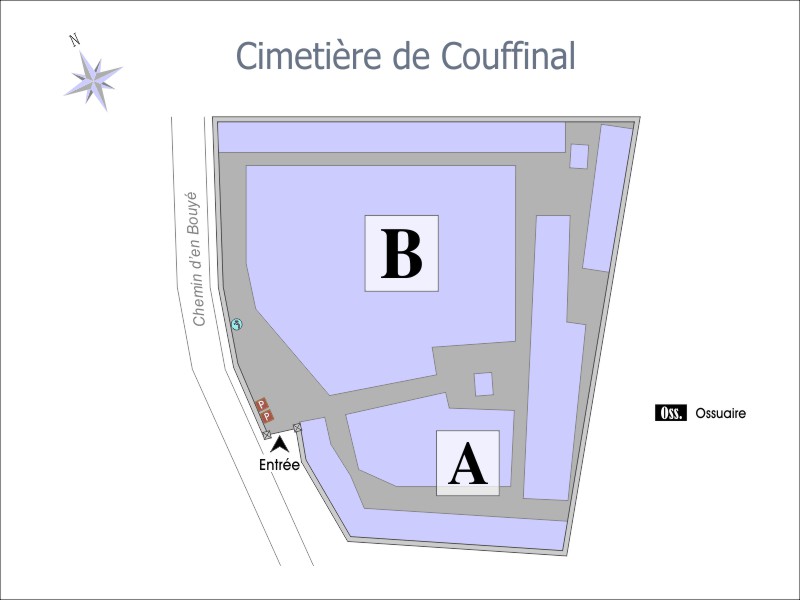 Liste de photographies du cimetière Fiche de présentation de Cimetière de Couffinal - Informations et services en ligne - Portail funéraire Citoyen Commune de Revel Commune de Revel