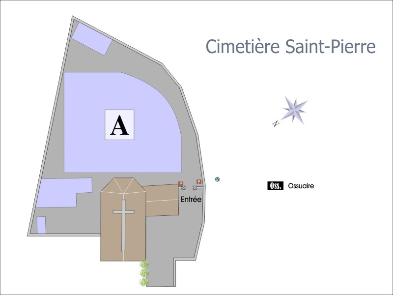 Liste de photographies du cimetière Fiche de présentation de Cimetière de Saint Pierre - Informations et services en ligne - Portail funéraire Citoyen Commune de Revel Commune de Revel