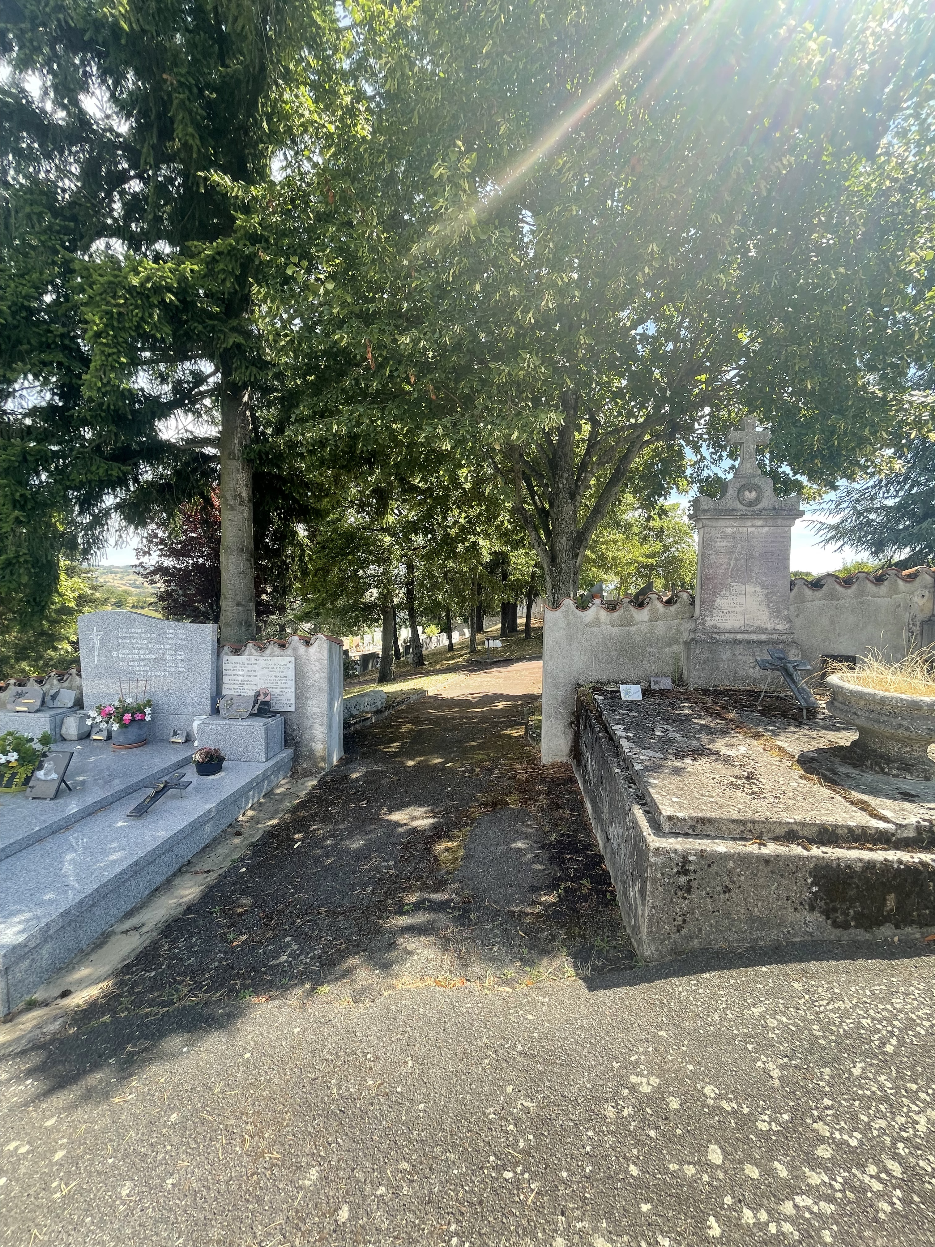 listes de photographies des cimetière de la ville de SAINT GALMIER, Histoire des cimetières de la ville de SAINT GALMIER , Historique sépultures de la ville de SAINT GALMIER 