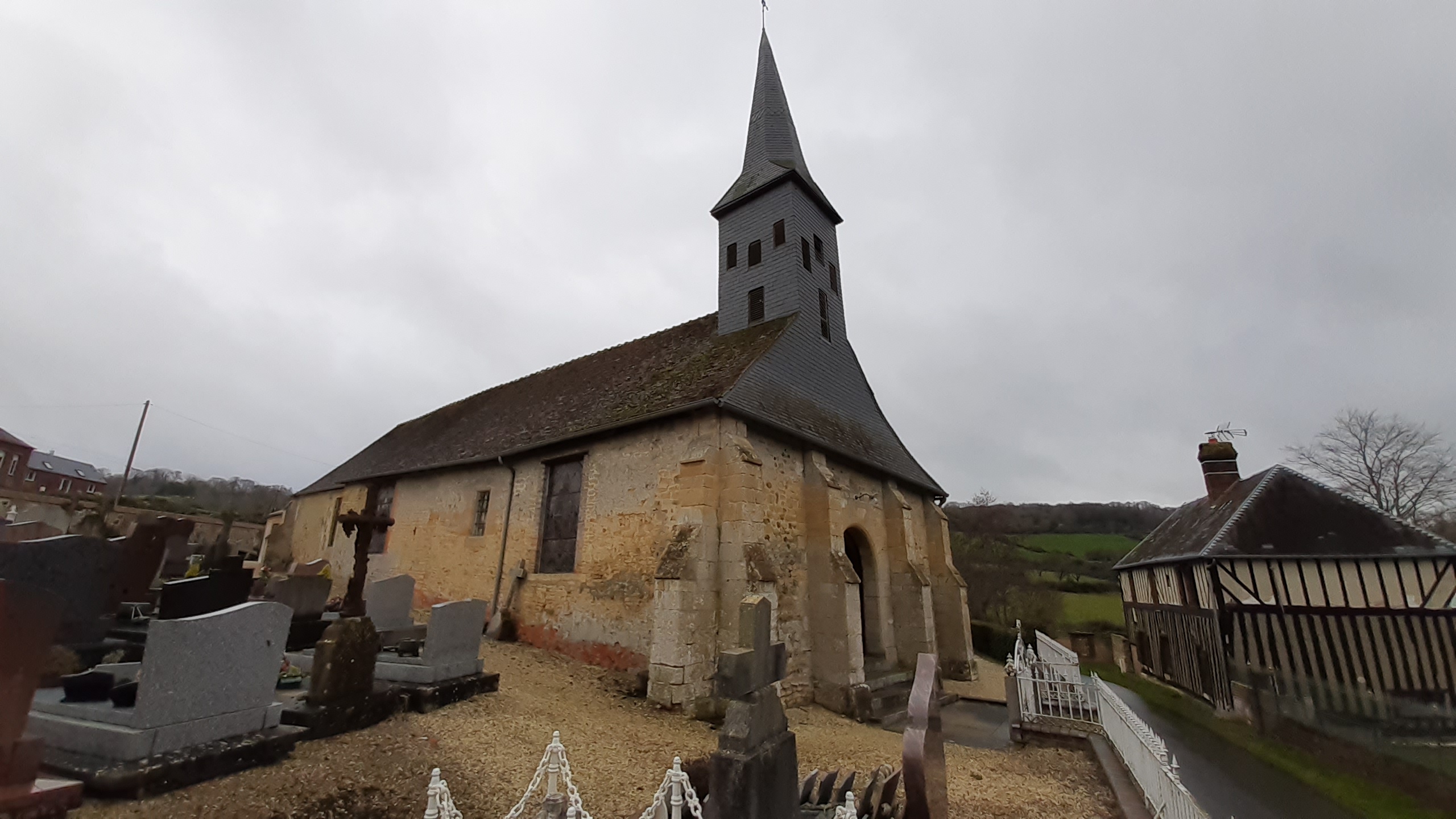 Liste de photographies du cimetière Fiche de présentation de Cimetière de Boissey - Informations et services en ligne - Portail funéraire Citoyen Commune de Saint-Pierre-en-Auge Commune de Saint-Pierre-en-Auge
