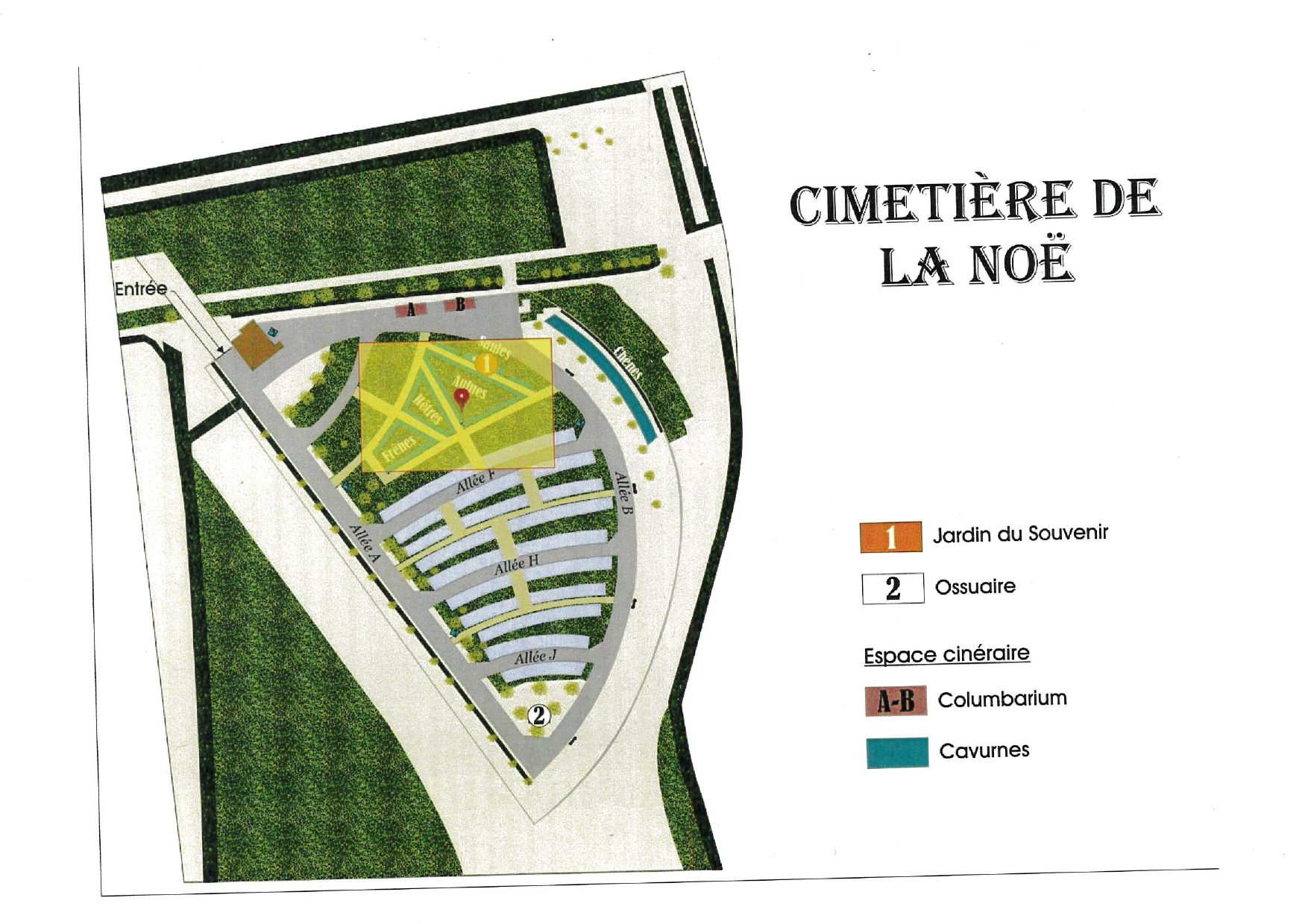 Liste de photographies du cimetière Fiche de présentation de Cimetière de la Noë - Informations et services en ligne - Portail funéraire Citoyen Ville de Thouaré sur Loire Ville de Thouaré sur Loire