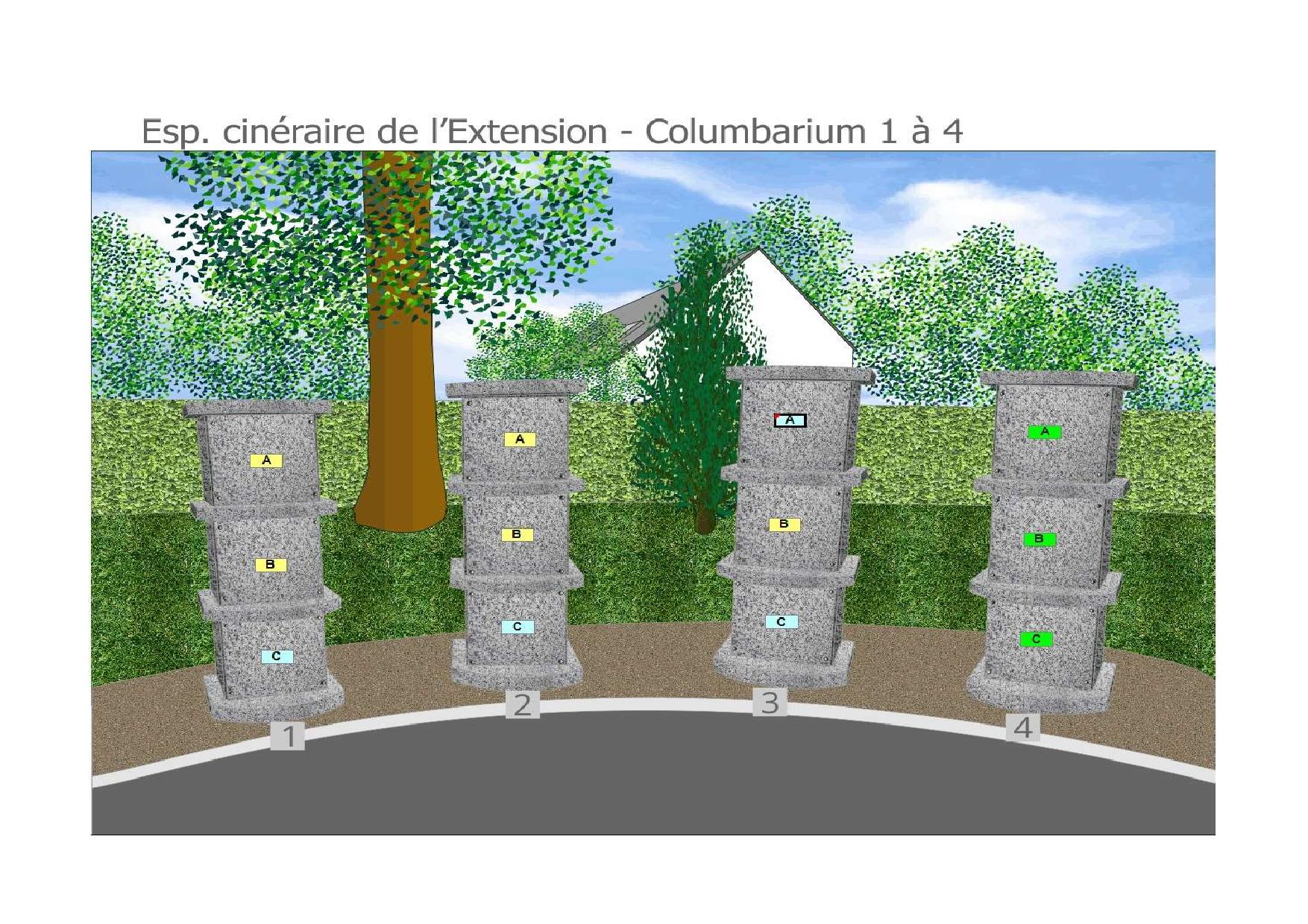 Liste de photographies du cimetière Fiche de présentation de Extension - Informations et services en ligne - Portail funéraire Citoyen de la commune de TREILLIERES de la commune de TREILLIERES