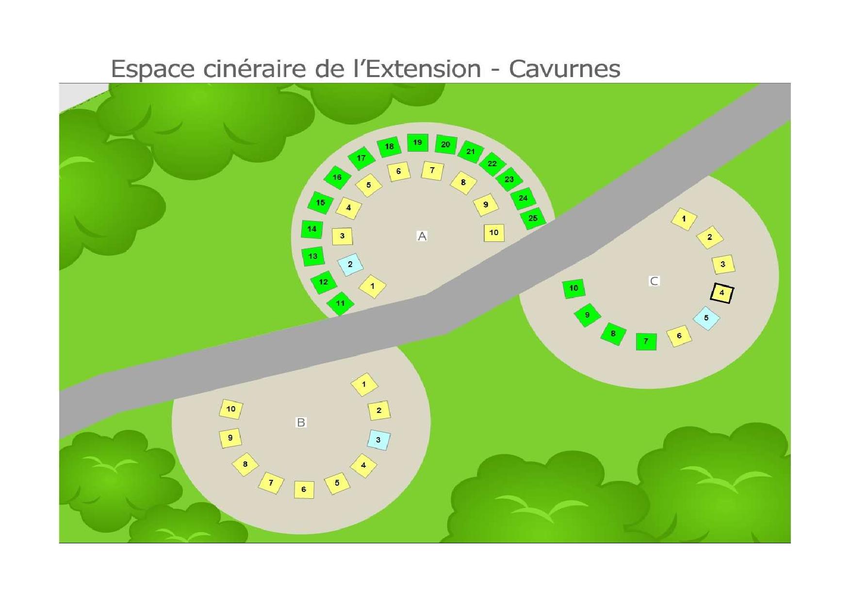Liste de photographies du cimetière Fiche de présentation de Extension - Informations et services en ligne - Portail funéraire Citoyen de la commune de TREILLIERES de la commune de TREILLIERES