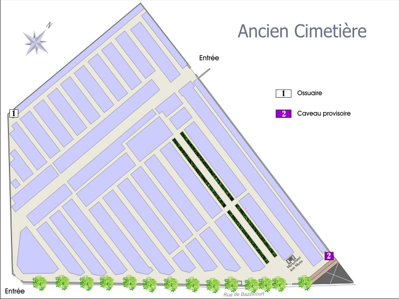listes de photographies des cimetière de la ville de VERNEUIL SUR SEINE, Histoire des cimetières de la ville de VERNEUIL SUR SEINE , Historique sépultures de la ville de VERNEUIL SUR SEINE 