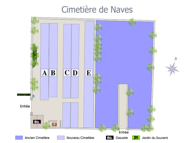 Liste de photographies du cimetière Fiche de présentation de Ancien cimetière de Naves - Informations et services en ligne - Portail funéraire Citoyen Commune des Vans Commune des Vans