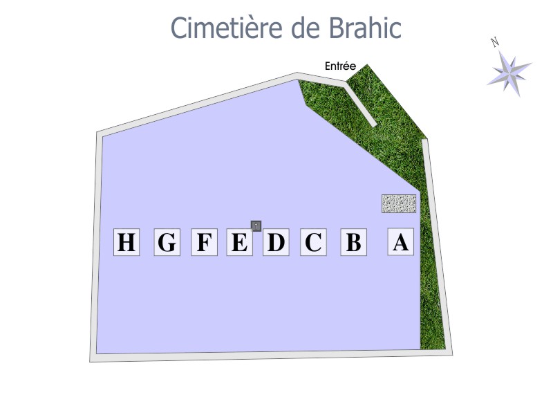 Liste de photographies du cimetière Fiche de présentation de Cimetière de Brahic - Informations et services en ligne - Portail funéraire Citoyen Commune des Vans Commune des Vans