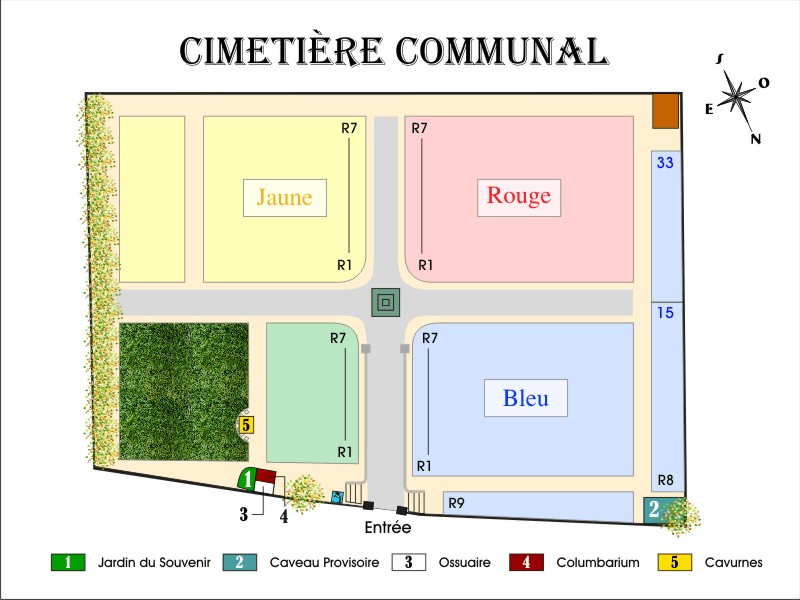 Histoire des cimetières Commune de Neulliac, Historique sépultures Commune de Neulliac